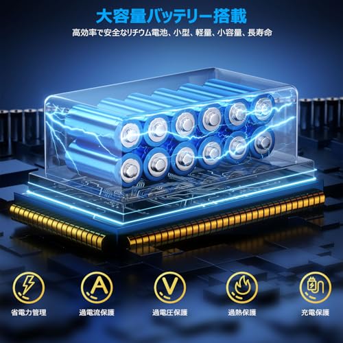 【電動ドライバー・DIYの強い味方】VANBAR 電動ドリル 小型 電動ドライバーセット最大42N・m 25段階トルク調節 21V 1300mAhバッテリー2個 コードレス 前後切り替えスイッチ 充電式ドリルドライバー LEDライト 二段階スピード調節 電動工具セット 21ドリル/收纳ケース ネジ締め 穴あけ DIY家具組み立て 操作も簡単で 【2年保証】 中間 画像