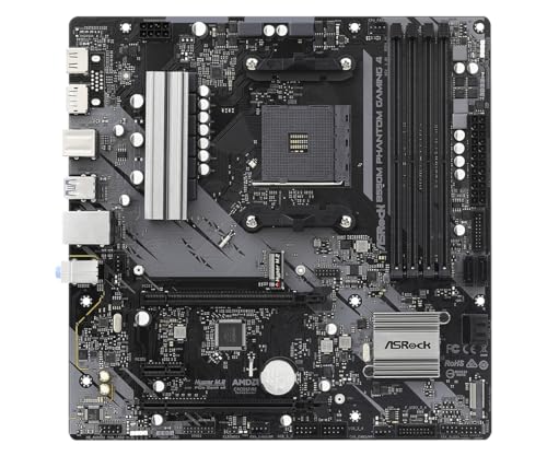 ASRock AMD Ryzen5000シリーズ(Soket AM4)対応 B550チップセット搭載 MicroATX マザーボード【国内正規代理店品】B550M Phantom Gaming 4 最後 画像