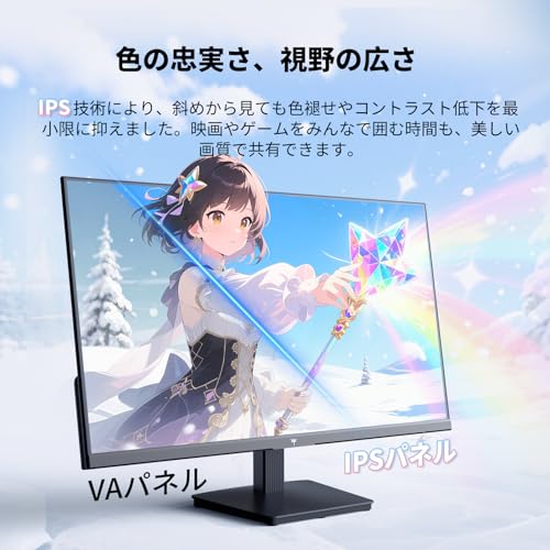 KEY TO COMBAT 23.8インチゲーミングモニター フルHD(1920×1080) IPS 144Hz sRGB103% DCI-P3 96% HDR10 1500：1コントラスト比 300cd/㎡ ΔE<2の高色精度 低ブルーライト フリッカーフリー Adative Sync対応 HDMI1.4×1 DP1.2×1 チルト調整 可能3年保証 H24B9S 中間 画像