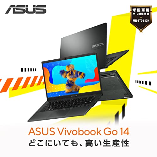 【Amazon.co.jp限定】 ASUS ノートパソコン Vivobook Go 14 E1404FA 14インチ Ryzen 5 7520U メモリ16GB SSD512GB Windows11 バッテリー駆動11.5時間 重量1.38kg ミックスブラック E1404FA-NK255W 最後 画像