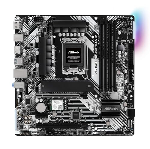 【Amazon.co.jp限定】 ASRock マザーボード B760M Pro-A/D4 WiFi Intel 第12世代 ・ 13世代 CPU (LGA1700)対応 B760チップセット DDR4 Bluetooth搭載 Micro ATX マザーボード 【国内正規代理店品】 最後 画像