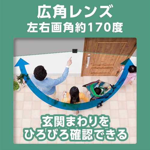 パナソニック テレビドアホン モニター親機 カメラ玄関子機(標準タイプ)セット VL-B50AF 中間 画像