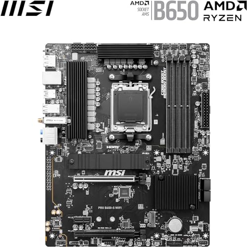 MSI マザーボード PRO B650-S WIFI [B650搭載] 【信頼性の高い6層PCB設計・12+1+1フェーズ安定な電源回路】ATX DDR5-7200 (OC)対応 AMD Ryzen 7000/9000 シリーズ対応MB6268 最後 画像