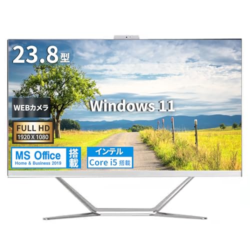 wajun(ワジュン) 一体型PC Pro-X10/23.8型フルHD/第4世代 i5-4200M/Win11 Pro/MS Office H&B 2019/wajunのwifi/Bluetooth/HDMI/WEBカメラ/8GB/256GB SSD 1枚目 画像