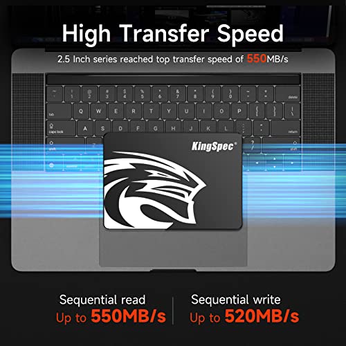 KingSpec SSD SATAIII 6Gb/s 2.5インチ内蔵SSD 最大読込:570MB/s (R:570MB/s、W:540MB/s) 3D NAND SATA SSD メーカー保証3年 (256 gb) 最後 画像