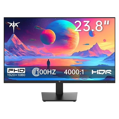 KTC 24インチモニター FHD(1920*1080) 100Hz 4000:1コントラスト比 HDR10 VAパネル 300cd/㎡ Adaptive Sync対応 低ブルーライト フリッカーフリー HDMI/VGA搭載 チルト調整可能 VESA対応 チルト可能オフィス用PCモニター 3年保証 H24V27 1枚目 画像