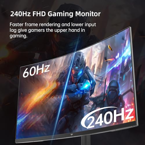 KTC 32インチ ゲーミングモニター 240Hz 1080P モニター 最後 画像