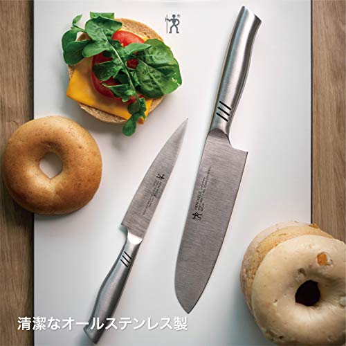 ヘンケルス 包丁セット ユニティ デイリー 三徳包丁 ペティナイフ 2点セット ステンレス ギフト オールステンレス 食洗機対応 【日本正規販売品】 19370-002 Henckels 中間 画像