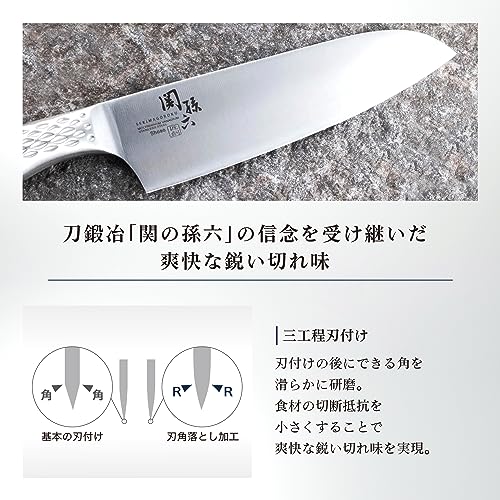 貝印 KAI 牛刀 関孫六 匠創 150mm 包丁 日本製 食洗器対応 シェフナイフ AB5166 中間 画像