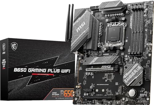 MSI マザーボード B650 GAMING PLUS WIFI AMD Ryzen 7000/9000 シリーズ対応B650搭載 ATX 最大DDR5-7200 (OC)対応 MB6266 1枚目 画像