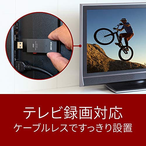 【Amazon.co.jp限定】バッファロー SSD 外付け 1.0TB 超小型 コンパクト ポータブル PS5/PS4対応(メーカー動作確認済) USB3.2Gen1 ブラック SSD-PUT1.0U3-B/N 中間 画像