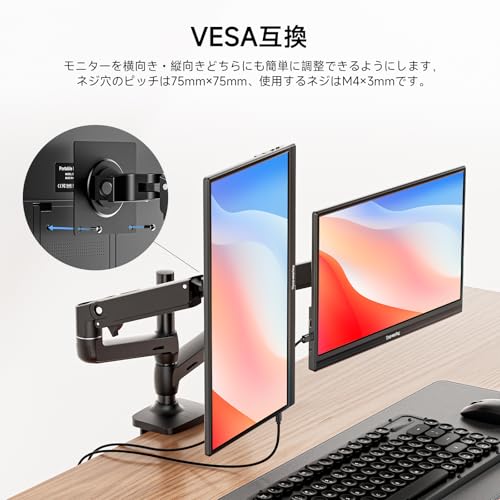 【2025新型モデル】モバイルモニター Dopesplay 15.6インチ HDR VESA対応 自立型 スピーカー内蔵1920*1080 ゲームモバイルディスプレイ 薄い 軽量 非光沢IPS液晶パネル サブモ スイッチ用 ポータブルモニター ディスプレイ IPSパネル 複製/拡張モード モバイル Switch/PC/Mac/PS4/XBOX/など対応 ポータブル パネル 小型 最後 画像