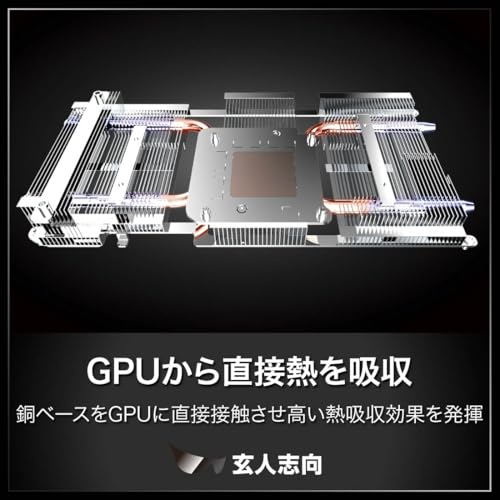 玄人志向 AMD Radeon RX 9060 XT 搭載 グラフィックボード 16GB デュアルファン 【国内正規品】 RD-RX9060XT-E16GB/DF 中間 画像