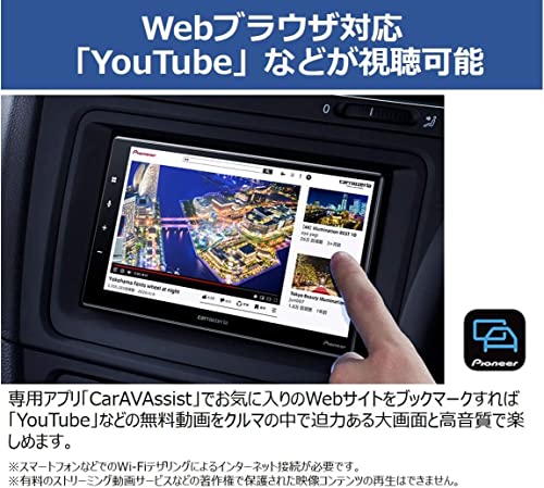 【セット買い】 Pioneer パイオニア ディスプレイオーディオ DMH-SZ700 6.8インチ AppleCarPlay AndroidAuto™ 対応 Amazon Alexa搭載 + Wi-Fiルーター DCT-WR100D 車載用 カロッツェリア 中間 画像