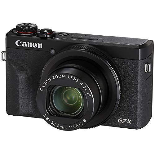 Canon コンパクトデジタルカメラ PowerShot G7 X Mark III ブラック 1.0型センサー/F1.8レンズ/光学4.2倍ズーム PSG7XMARKIIIBK 1枚目 画像