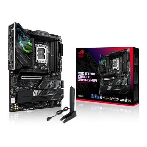 ASUS ROG STRIX Z890-F GAMING WIFI intel Core Ultra Processors (series 2) 対応 LGA 1851 Z890 搭載 DDR5 E-ATX マザーボード 国内正規代理店品 1枚目 画像