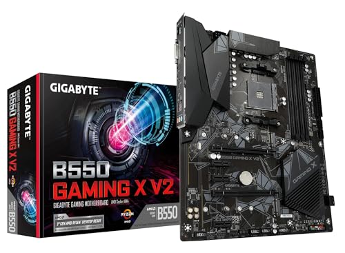 GIGABYTE B550 GAMING X V2 AMD Ryzen 5000/4000G/3000シリーズプロセッサ対応 Socket AM4 DDR4 ATX マザーボード MB6541 1枚目 画像