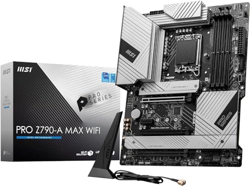 MSI PRO Z790-A MAX WIFI 第14/13/12世代Intel LGA1700 Coreプロセッサ対応 DDR5 Z790チップセット ATX マザーボード MB6305 1枚目 画像