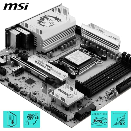 MSI B850M GAMING PLUS WIFI6E Micro-ATX ゲーミングマザーボード MB6803 中間 画像