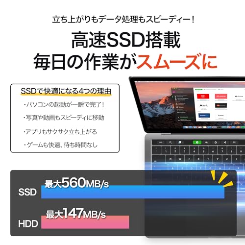 【整備済み品】NEC  VK16 15.6型 ノートパソコン / 第8世代 Core i5 / 16GBメモリ / 新SSD 512GB  / テンキー/MS Office H&B 2021 / Win11 Pro/Wi‑Fi/HDMI/DVD 中間 画像
