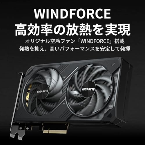 GIGABYTE NVIDIA Geforce RTX5060Ti 搭載 グラフィックボード GDDR7 8GB ギガバイト 【国内正規代理店品】GV-N506TWF2OC-8GD 最後 画像
