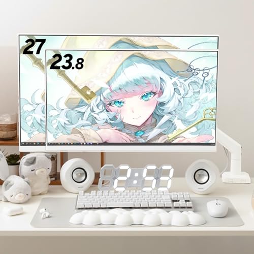 Pixio PX248 Wave White ゲーミングモニター 白 ホワイト 23.8インチ 200Hz FHD スピーカー内蔵 2年保証 30日間返品保証 中間 画像