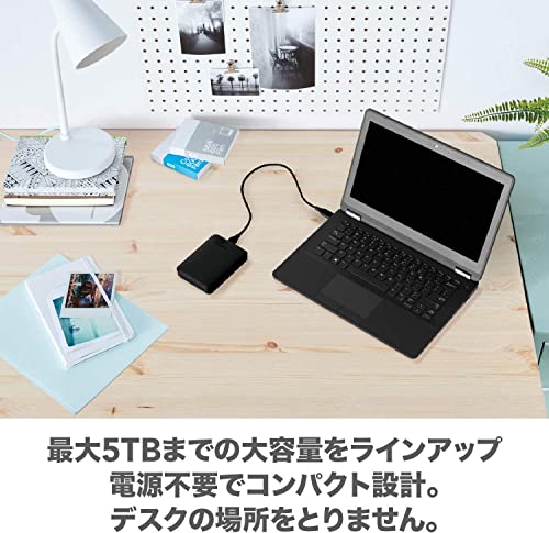 ウエスタンデジタル(Western Digital) WD ポータブルHDD 2TB USB3.0 ブラック WD Elements Portable 外付けハードディスク / メーカー2年保証 WDBU6Y0020BBK-WESN 国内正規代理店品 最後 画像