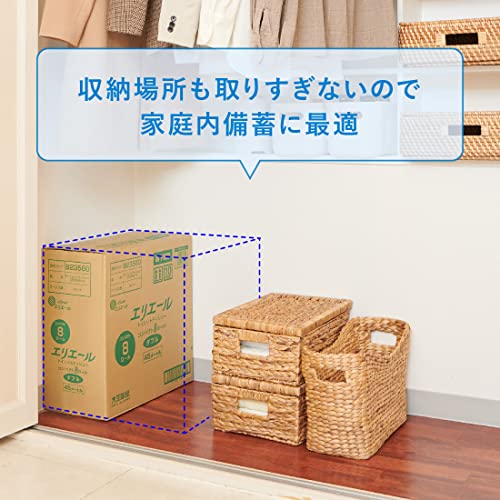 エリエール トイレットペーパー 1.5倍巻き 45m×32ロール(8ロール×4パック) ダブル パルプ100% リラックス感のある香り 【ハーフケース】【EC限定ケース入数】 中間 画像