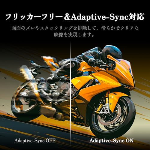 INNOCN ゲーミングモニター 24.5インチ 180Hz フルHD IPSパネル 1ms応答速度 HDMI2.0/DP1.4 AdaptiveSync対応 傾き調整 非光沢ディスプレイ VESA 100*100mm (HDMIケーブル付き) 25G2G （スピーカない） 中間 画像