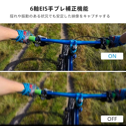 AKASO Brave 7 LE アクションカメラ 4K60FPS 20MP IPX7本機防水 40M防水 水中カメラ 六軸手ぶれ補正 デュアルカラースクリーン タッチパネル式 タイムラプス WiFi/Type-C外部マイク対応 1350mAhバッテリー2個 リモコン付きアクションカム 中間 画像