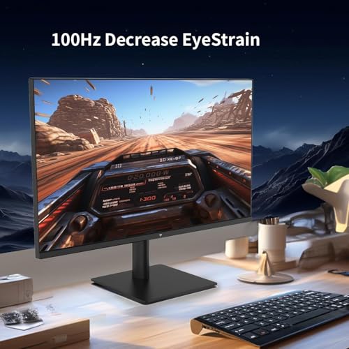 KTC 27 Inch QHD(2560 * 1440) 100Hz Computer Monitor - IPS Panel, Anti-Blue Light Screen, 100% High Color Gamut, 123% sRGB, Support FreeSync and GSync, PC Monitor for Casual Gaming and Working 中間 画像