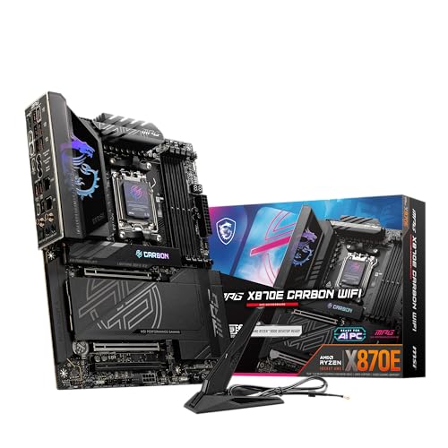MSI MPG X870E CARBON WIFI X870Eチップセット搭載 ATXマザーボード MB6589 1枚目 画像