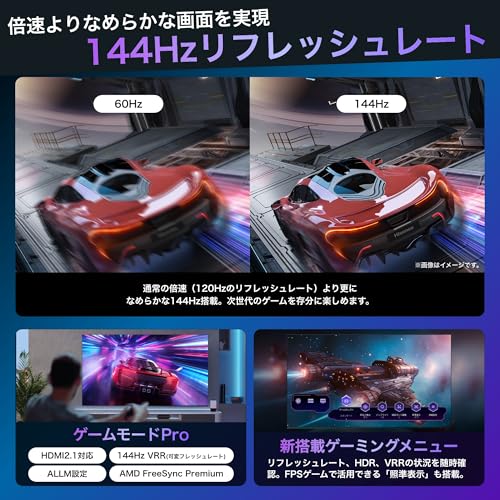 【Amazon.co.jp限定】ハイセンス 55V型 55E7N PRO 4K Mini LED 量子ドット 倍速パネル ネット動画 スマート ダブル録画 チューナー内蔵 Alexa ゲームモード AirPlay2 液晶 テレビ 3年保証 2024年モデル 中間 画像