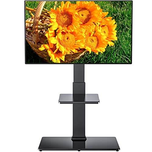 Perlegear テレビスタンド 壁寄せ ハイタイプ テレビ台 tvスタンド 37~75インチ対応 VESA/横200~600mm/縦100~400mm 耐荷重40kg 高さ調節可能 左右35°首振り可能 家用/学校/ビジネス展示用/病院業務用 ブラック PGFS02 1枚目 画像