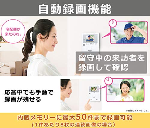 パナソニック ワイヤレスモニター付き テレビドアホン 30万画素 LEDライト搭載 どこでもドアホン VL-SWZ200KL 中間 画像
