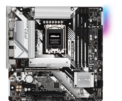 ASRock マザーボード B760M Pro RS/D4 Intel 第12世代 ・ 13世代 CPU ( LGA1700 )対応 B760チップセット DDR4 Micro ATX マザーボード 【国内正規代理店品】 最後 画像