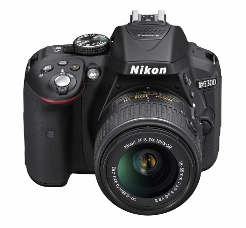 Nikon デジタル一眼レフカメラ D5300 18-55mm VR II レンズキット ブラック 2400万画素 3.2型液晶 D5300LK18-55VR2BK 中間 画像