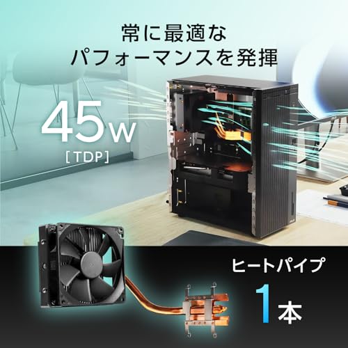 ASUS デスクトップパソコン V500 Mini Tower V500MV インテル Core i5 13420H メモリ16GB SSD 512GB Windows11 DVDスーパーマルチドライブ搭載 ホワイト V500MV-13420H211W 中間 画像