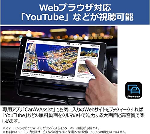 【セット買い】 Pioneer パイオニア ディスプレイオーディオ DMH-SF700 9インチ フローティング AppleCarPlay AndroidAuto™対応 Amazon Alexa搭載 + Wi-Fiルーター DCT-WR100D 車載用 カロッツェリア 中間 画像
