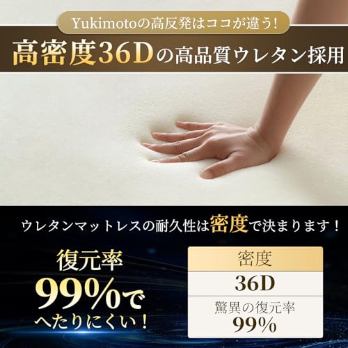 マットレス 折り畳み シングル【取っ手付き】厚さ10cm 高反発 折りたたみマットレス 腰の負担を軽減 硬め190N 密度36D 三つ折り 敷布団 体圧分散 様々なシーンで活躍 ソファーベッド 来客用布団 敷き布団 抗菌 防臭 通気性 洗えるカバー ブラック 中間 画像