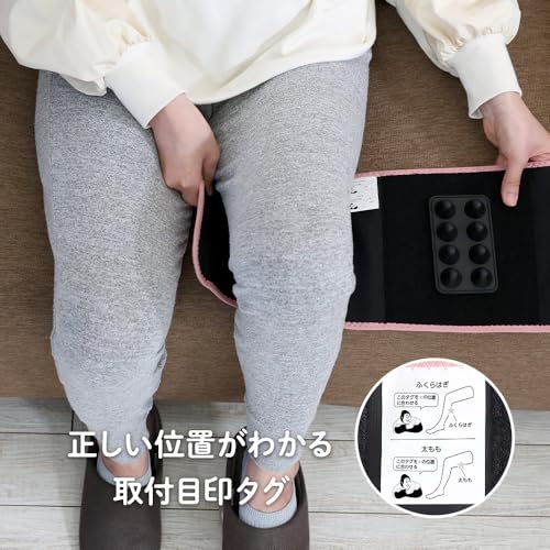 ゴリラのふたつかみ 太ももケア ふくらはぎケア 2way 片足ケア 電動 3段階調節(強・中・弱) タイマー10分 軽量 パープル ドウシシャ GRM-2501 PU 中間 画像