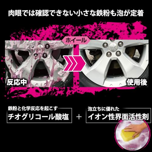 プロスタッフ(Prostaff) 洗車用品 鉄粉 取り カーシャンプー モンスター メルトアイアン 鉄粉除去成分配合 S219 中間 画像