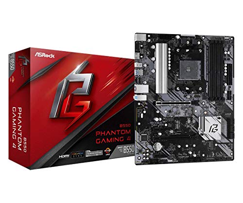 ASRock AMD Ryzen 5000シリーズ (Soket AM4)対応 B550チップセット搭載 ATX マザーボード 【国内正規代理店品】B550 Phantom Gaming 4 1枚目 画像