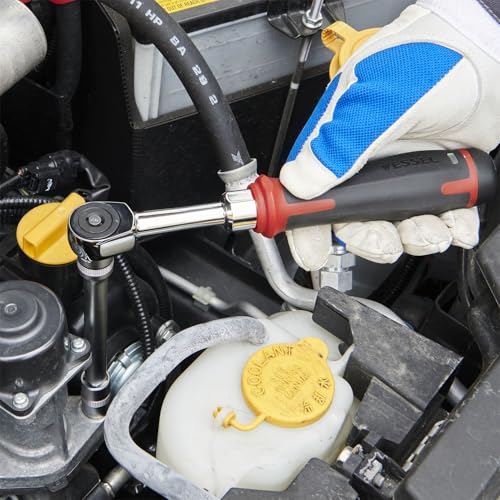 ベッセル(VESSEL) コードレス 電動スリムラチェット ソケットビット31個付セット 400ER3-1M 最後 画像