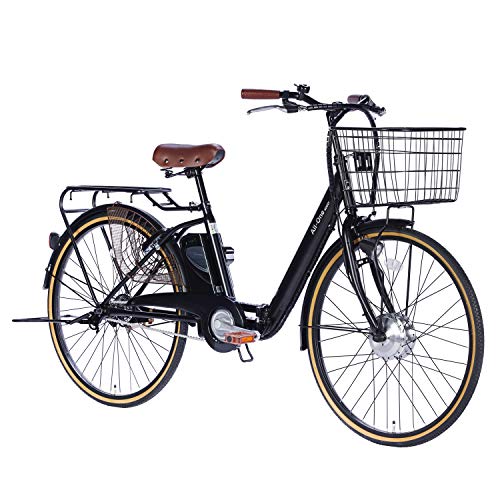 21Technology 電動アシスト自転車 (26インチ) 自転車 電動アシスト 手元スイッチ オールワン 折りたたみ 型式認定 リチウムイオンバッテリー AO260(マットブラック) 1枚目 画像