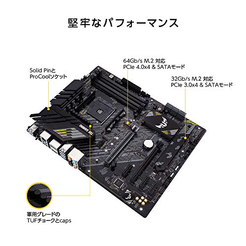 ASUS AMD B550 搭載 AM4 対応 マザーボード TUF GAMING B550-PLUS 【ATX】 最後 画像