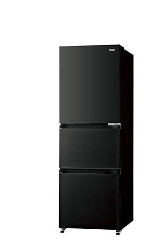 ハイアール(Haier) 冷蔵庫 幅54cm 容量286L 右開き冷蔵庫 JR-CV29B(K) チャコールブラック 自動霜取り 真ん中大容量野菜室 SLIMORE(スリモア) 幅54cm×奥行66.6cm×高さ161cm 1枚目 画像