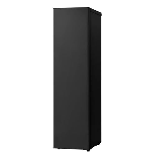 【Amazon.co.jp限定】 アイリスオーヤマ 冷凍庫 スリム 120L ブラック スキマックス IUSN-S12B-B 前開き式 自動霜取り 幅35.6cm 新生活 1枚目 画像