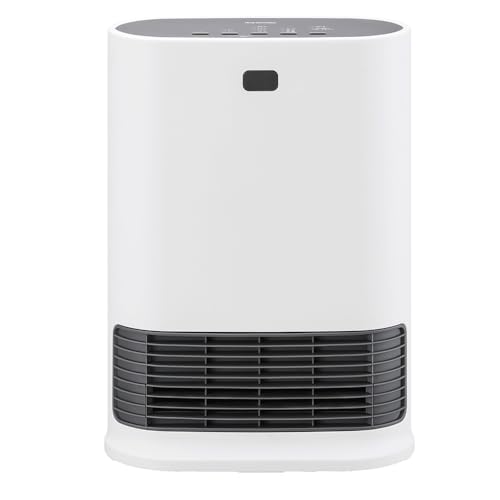 【Amazon.co.jp限定】アイリスオーヤマ 大風量 セラミックファンヒーター Wセンサー付き 人感センサー 室温センサー 電気 足元 小型 省エネ 脱衣所 AZCH-LW12A-W ホワイト/グレー アイリスオーヤマ 大風量 セラミックファンヒーター AZCH-LW12A-W 実物画像・外観写真