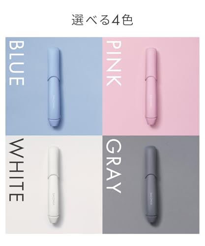 SALONIA サロニア コードレス ストレートアイロン 12mm ヘアアイロン モバイルバッテリー 機能搭載 軽量 前髪 SAL25119GR グレー 中間 画像